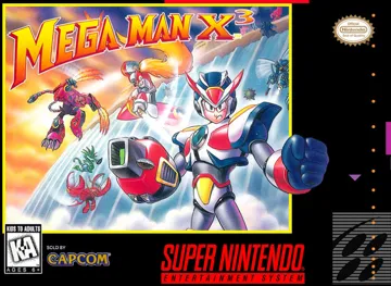 Mega Man X3 (USA) box cover front